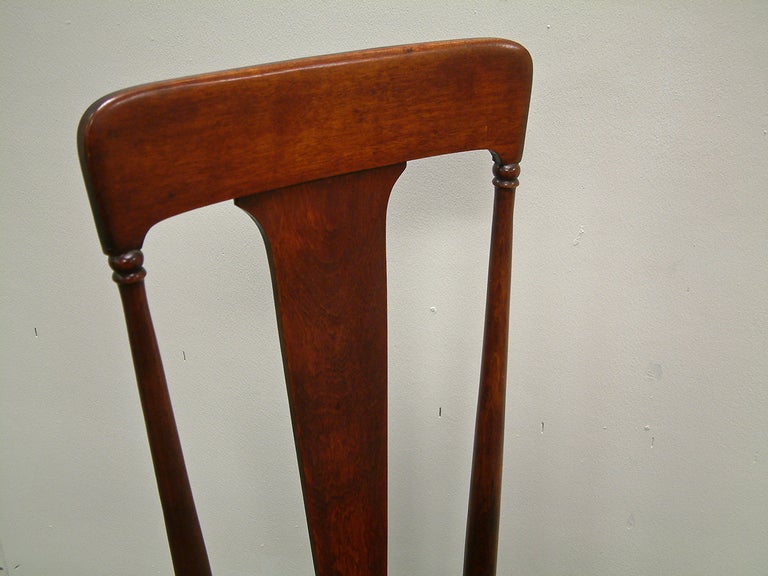 20th Century F. H. Conant's Sons Highback Cherrywood Side Chairs